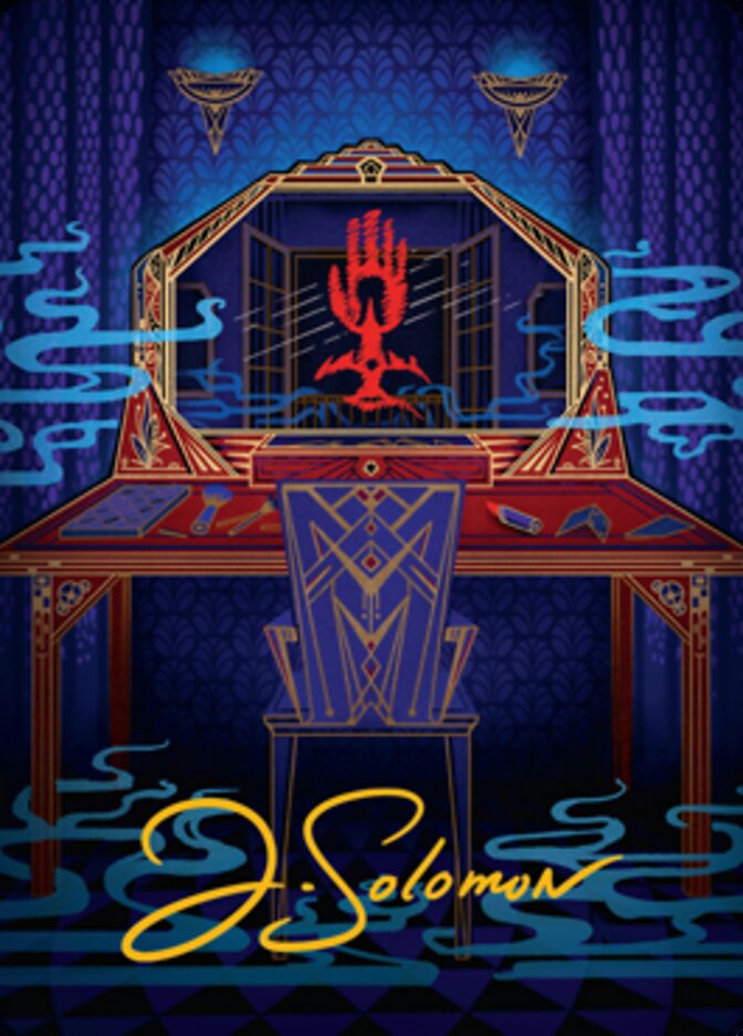 Obscura Charm Art Card (Gold-Stamped Signature) [Streets of New Capenna Art Series] | Gate City Games LLC