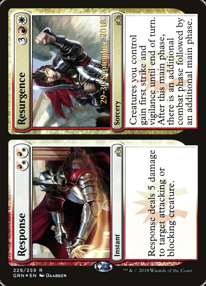 Response // Resurgence [Guilds of Ravnica Prerelease Promos] | Gate City Games LLC