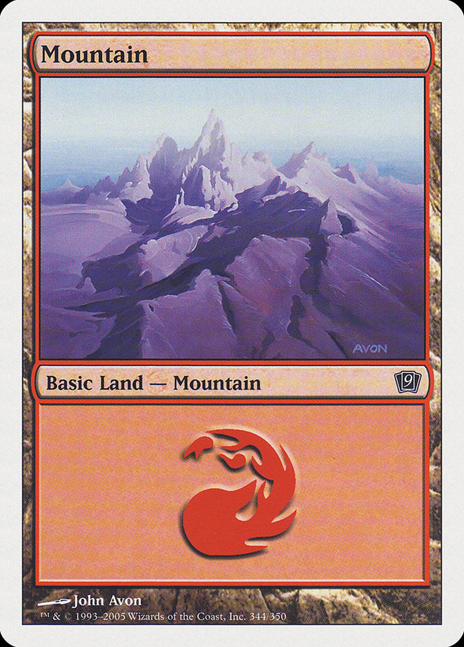 Mountain (344) [Ninth Edition] | Gate City Games LLC