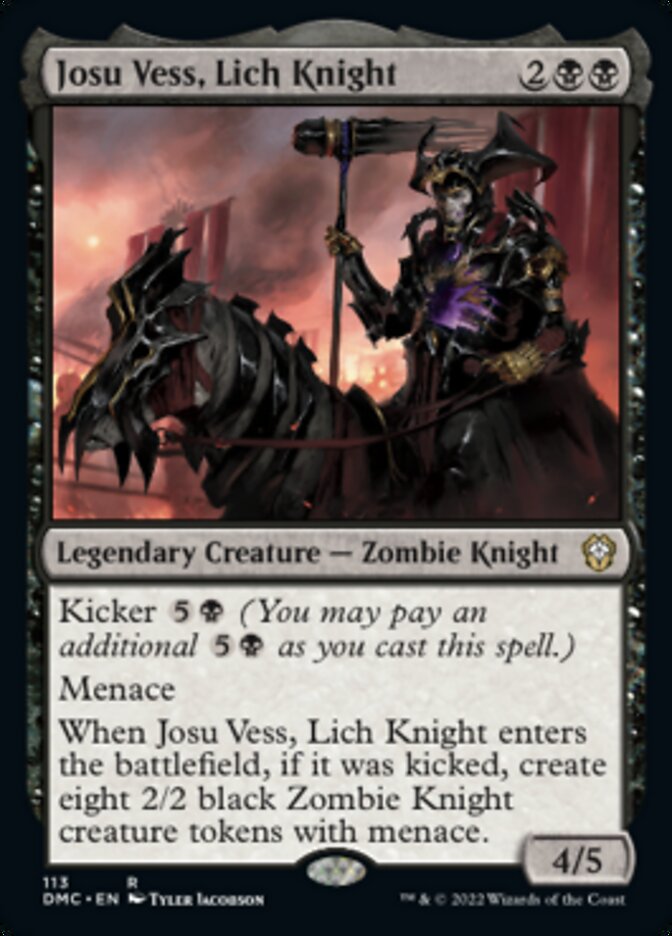 Josu Vess, Lich Knight [Dominaria United Commander] | Gate City Games LLC