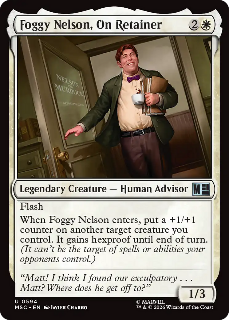 Foggy Nelson, On Retainer [Marvel Super Heroes Commander] | Gate City Games LLC