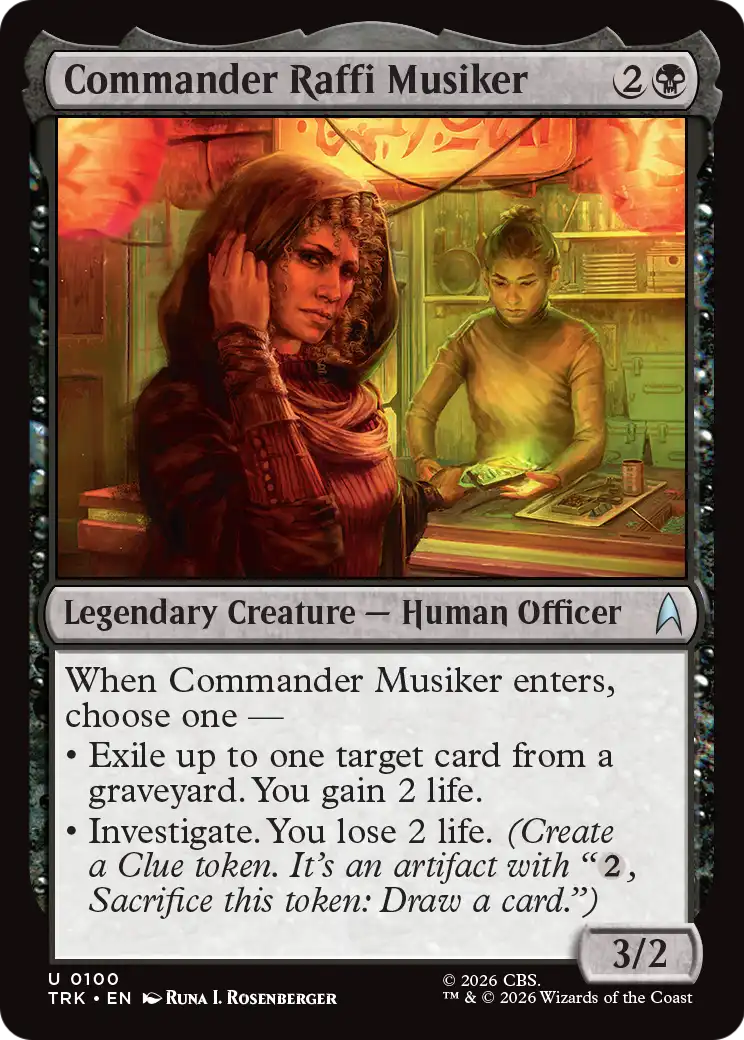 Commander Raffi Musiker [Star Trek] | Gate City Games LLC