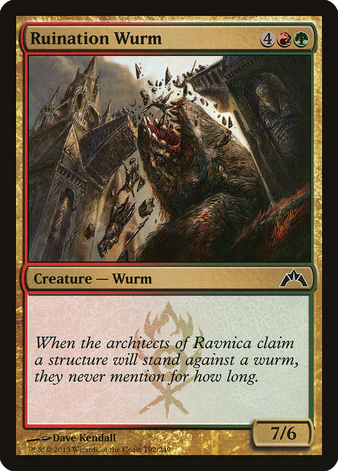 Ruination Wurm [Gatecrash] | Gate City Games LLC