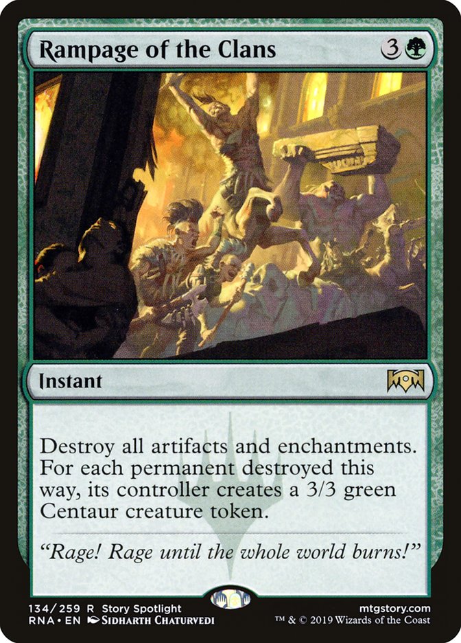 Rampage of the Clans [Ravnica Allegiance] | Gate City Games LLC