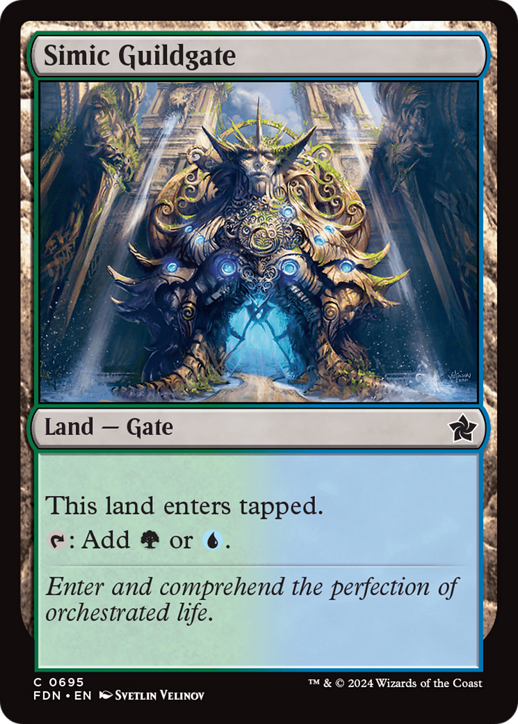 Simic Guildgate [Foundations] | Gate City Games LLC