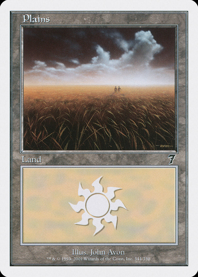 Plains (344) [Seventh Edition] | Gate City Games LLC