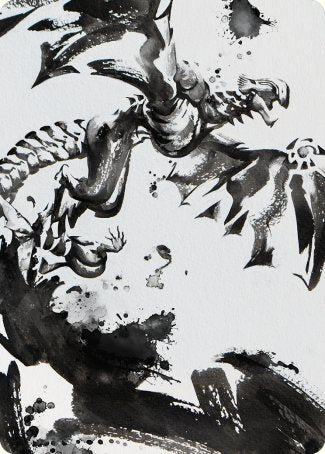 Quicksilver Fisher Art Card [Phyrexia: All Will Be One Art Series] | Gate City Games LLC