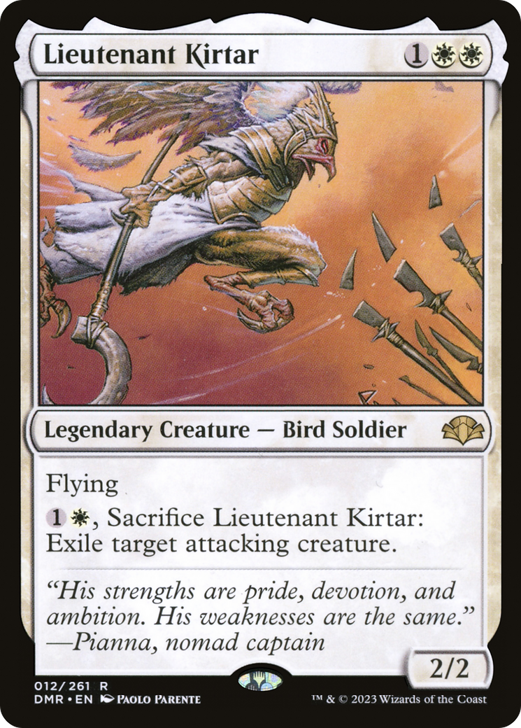 Lieutenant Kirtar [Dominaria Remastered] | Gate City Games LLC