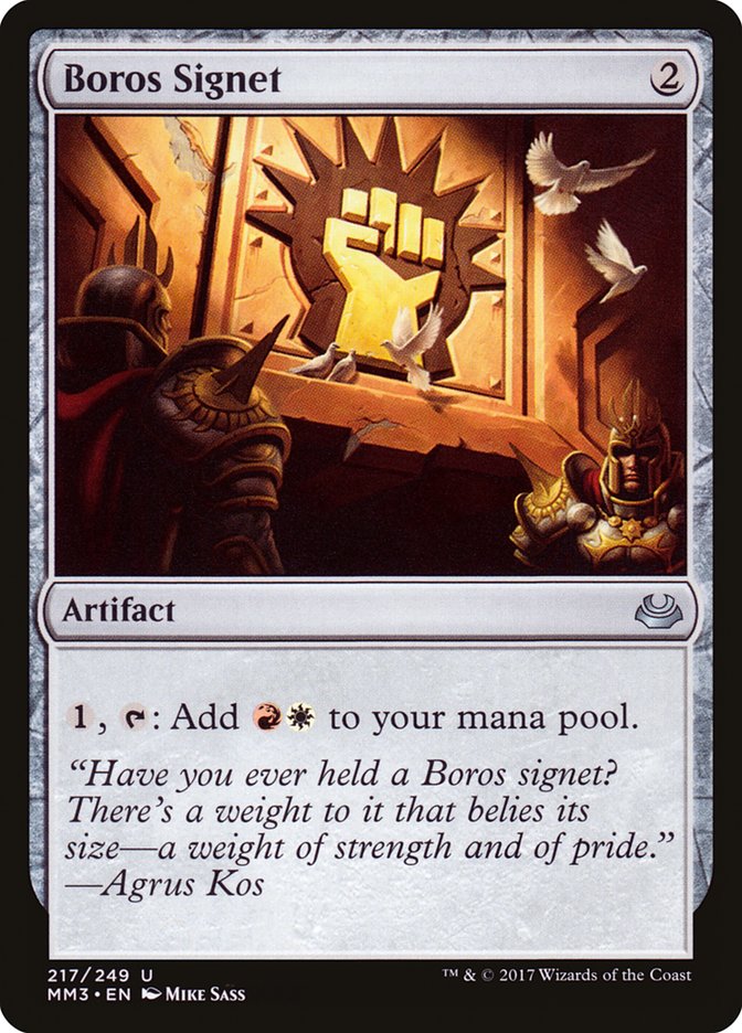 Boros Signet [Modern Masters 2017] | Gate City Games LLC