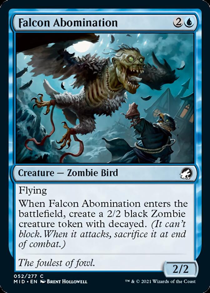 Falcon Abomination [Innistrad: Midnight Hunt] | Gate City Games LLC