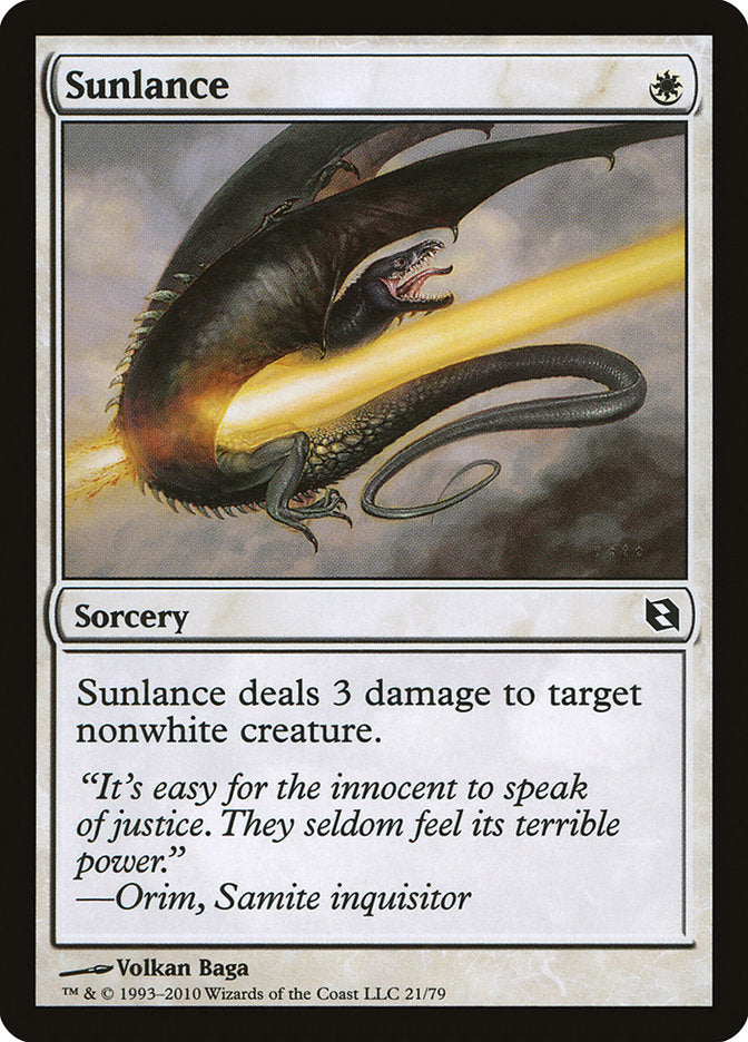 Sunlance [Duel Decks: Elspeth vs. Tezzeret] | Gate City Games LLC