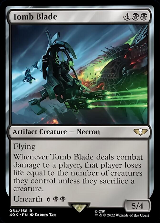 Tomb Blade (Surge Foil) [Warhammer 40,000] | Gate City Games LLC