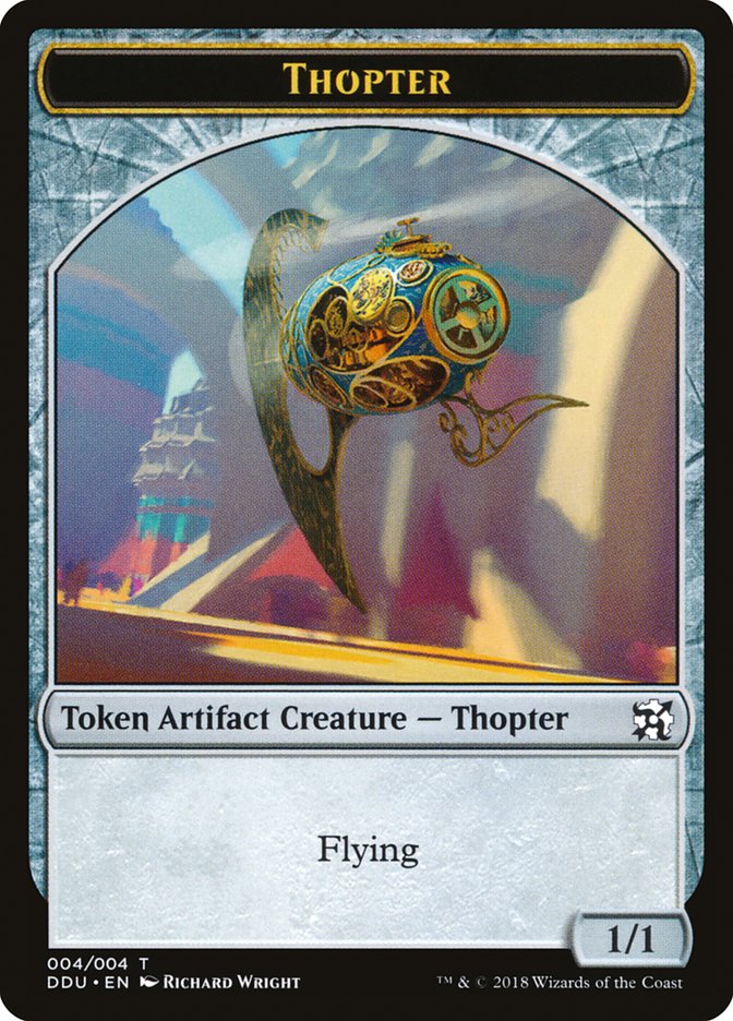 Thopter Token (004/004) [Duel Decks: Elves vs. Inventors Tokens] | Gate City Games LLC