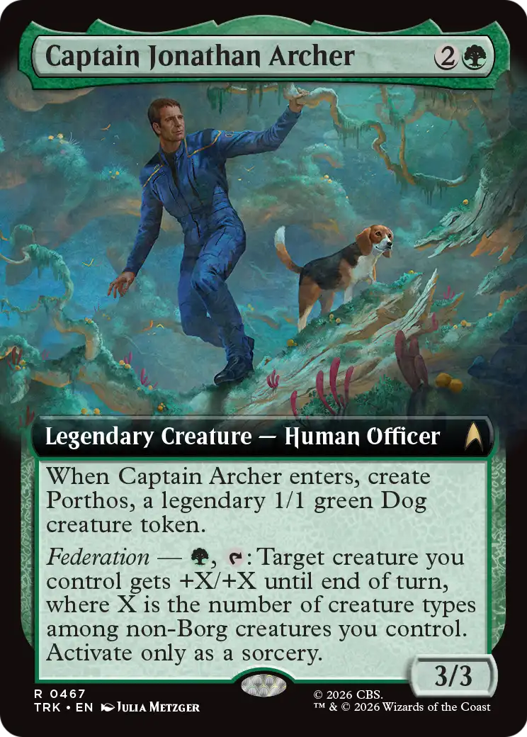 Captain Jonathan Archer (Extended Art) [Star Trek] | Gate City Games LLC