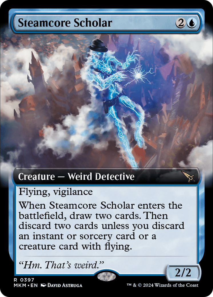 Steamcore Scholar (Extended Art) [Murders at Karlov Manor] | Gate City Games LLC