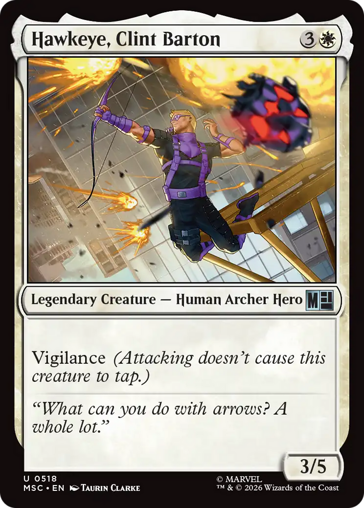 Hawkeye, Clint Barton (0518) [Marvel Super Heroes Commander] | Gate City Games LLC
