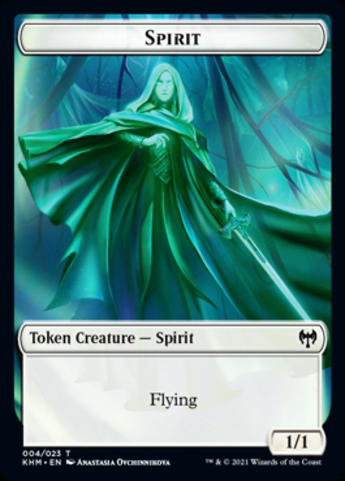 Spirit Token [Kaldheim Tokens] | Gate City Games LLC