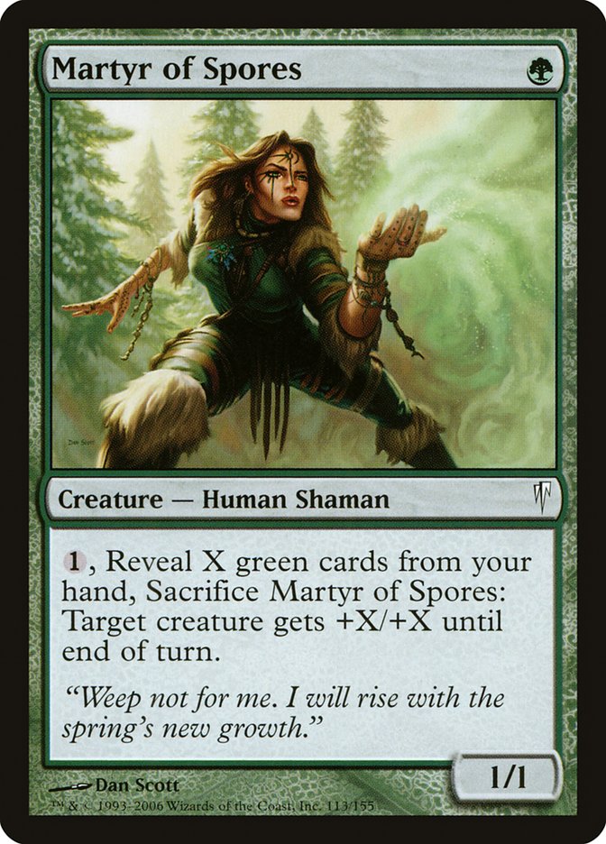 Martyr of Spores [Coldsnap] | Gate City Games LLC