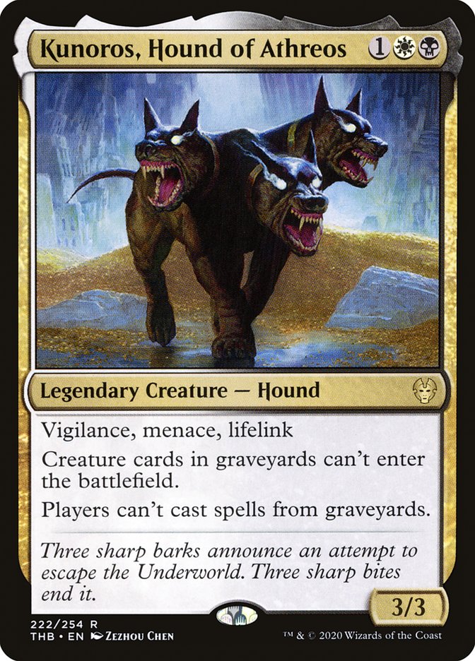 Kunoros, Hound of Athreos [Theros Beyond Death] | Gate City Games LLC