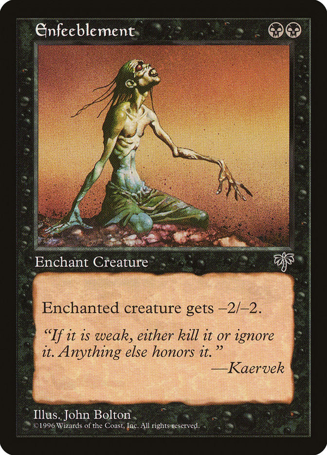 Enfeeblement [Mirage] | Gate City Games LLC