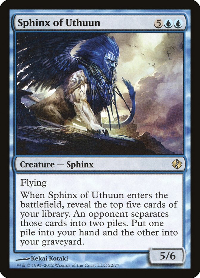 Sphinx of Uthuun [Duel Decks: Venser vs. Koth] | Gate City Games LLC