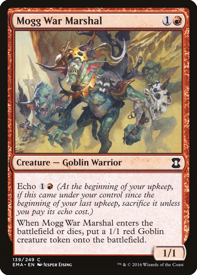 Mogg War Marshal [Eternal Masters] | Gate City Games LLC