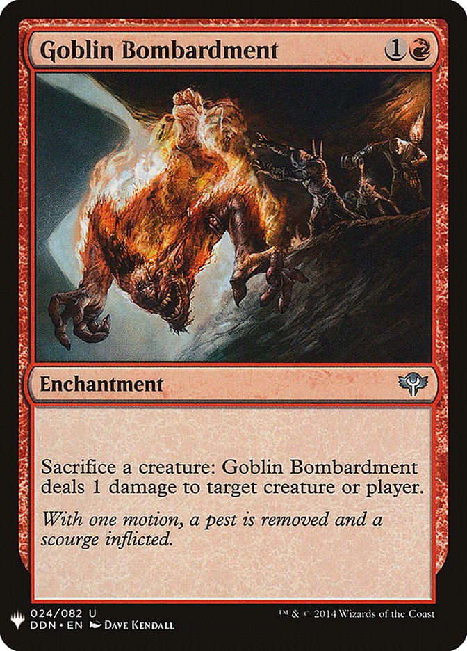 Goblin Bombardment [Mystery Booster] | Gate City Games LLC