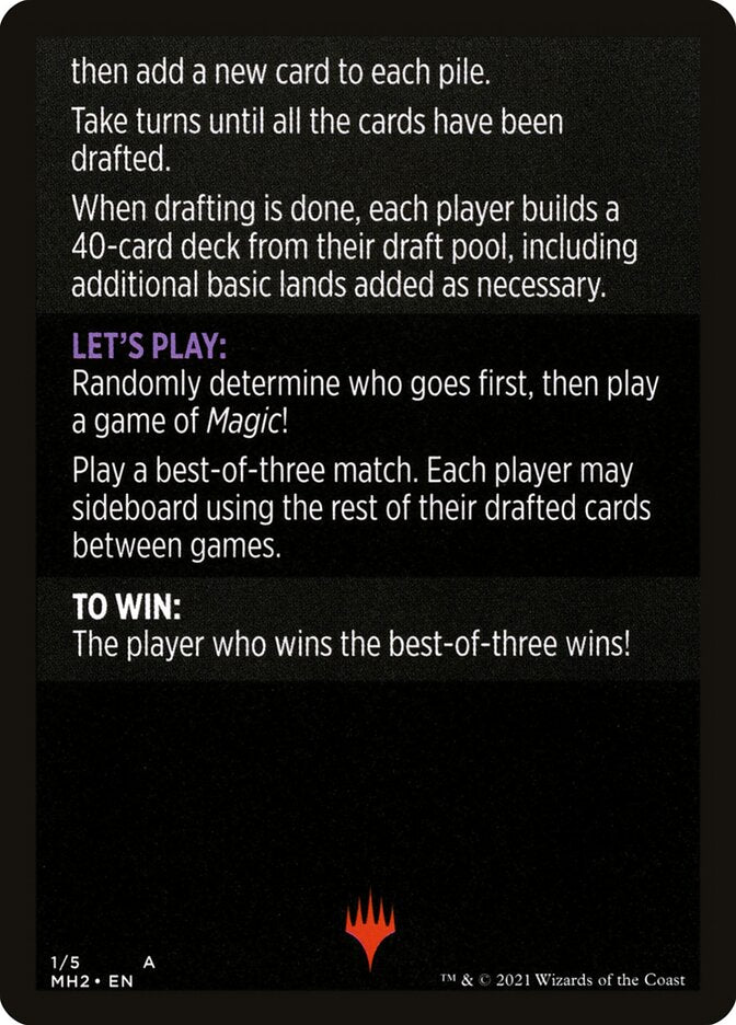 Winchester Draft (Magic Minigame) [Modern Horizons 2 Minigame] | Gate City Games LLC