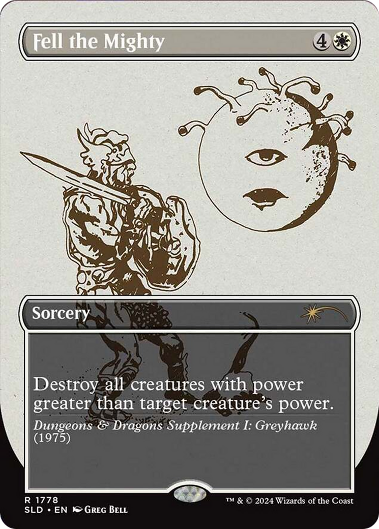 Fell the Mighty [Secret Lair Drop Series] | Gate City Games LLC