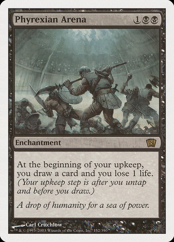 Phyrexian Arena [Eighth Edition] | Gate City Games LLC