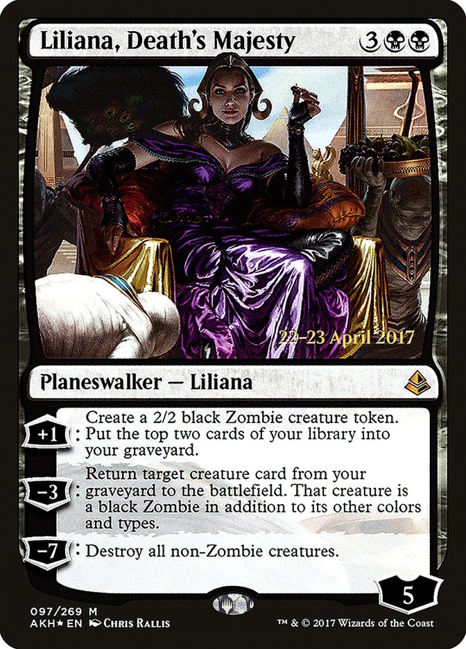 Liliana, Death's Majesty [Amonkhet Prerelease Promos] | Gate City Games LLC
