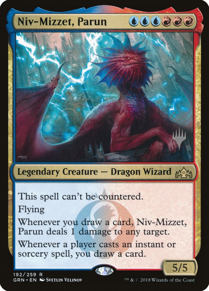 Niv-Mizzet, Parun (Promo Pack) [Guilds of Ravnica Promos] | Gate City Games LLC