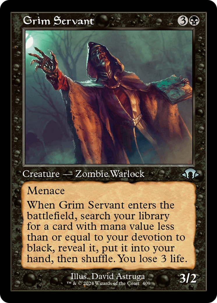 Grim Servant (Retro) [Modern Horizons 3] | Gate City Games LLC