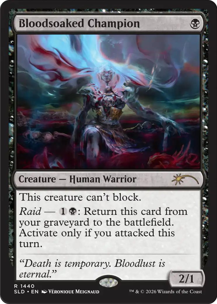 Bloodsoaked Champion [Secret Lair Drop Series] | Gate City Games LLC
