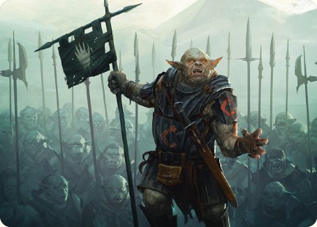 Ugluk of the White Hand Art Card [The Lord of the Rings: Tales of Middle-earth Art Series] | Gate City Games LLC