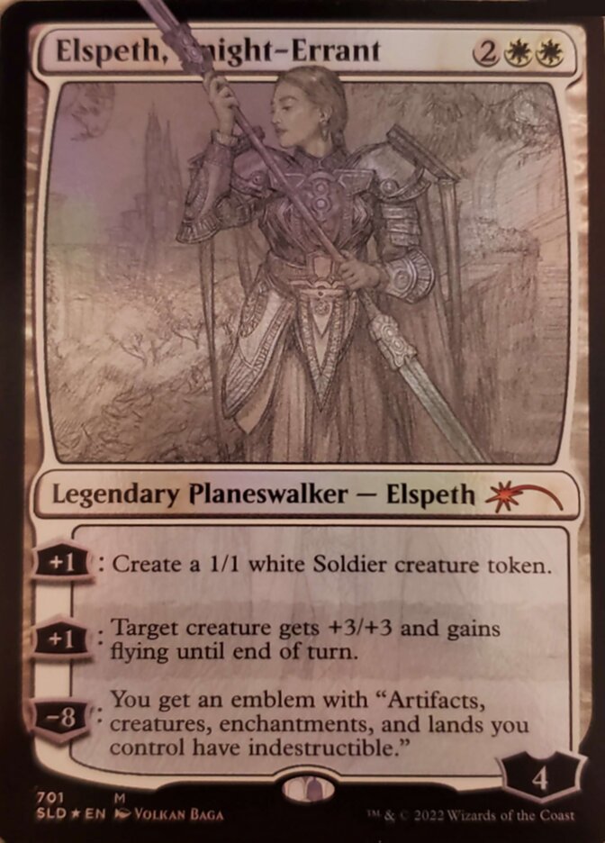 Elspeth, Knight-Errant (Sketch) [Secret Lair Drop Promos] | Gate City Games LLC