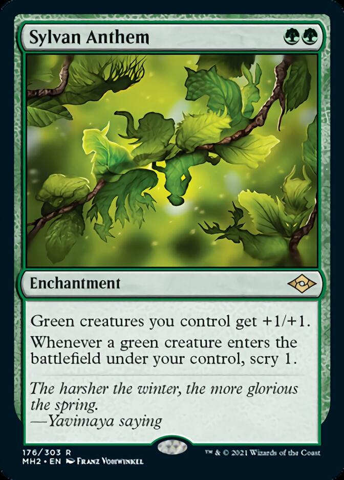 Sylvan Anthem [Modern Horizons 2] | Gate City Games LLC