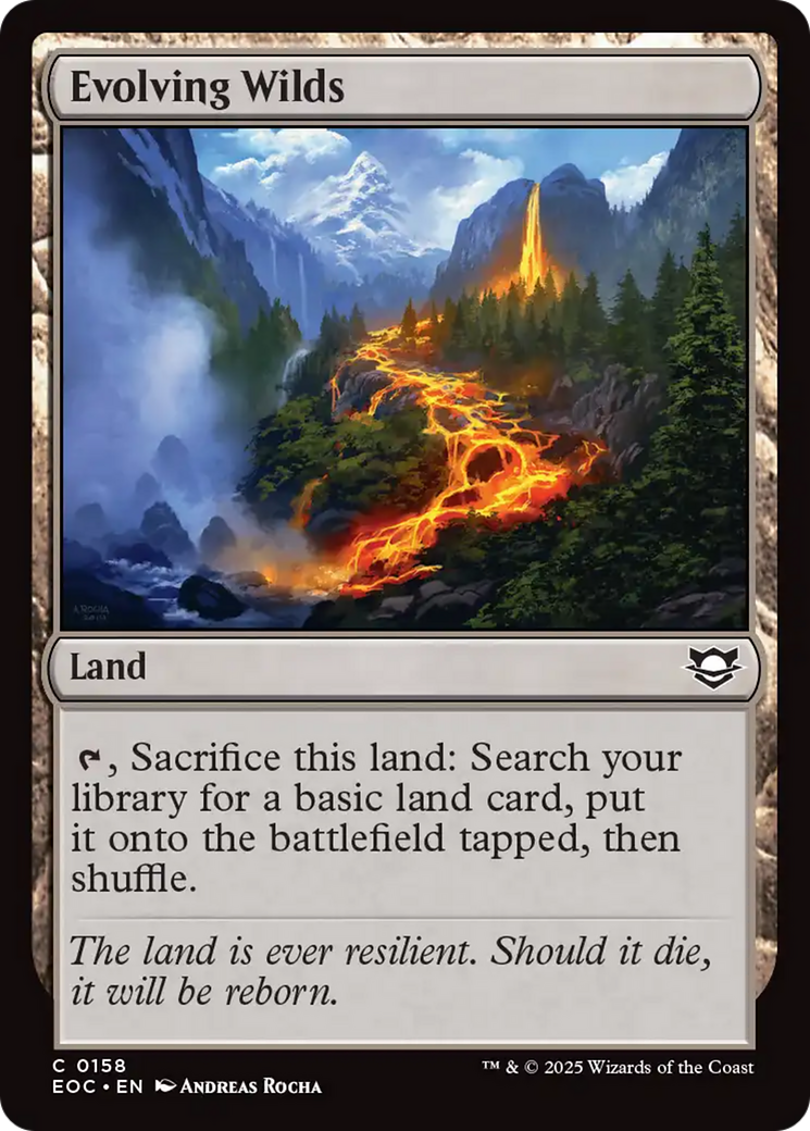 Evolving Wilds [Edge of Eternities Commander] | Gate City Games LLC