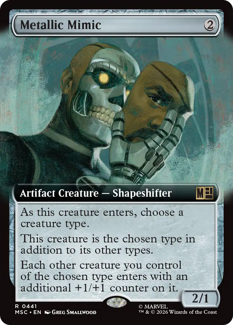 Metallic Mimic (Extended Art) [Marvel Super Heroes Commander] | Gate City Games LLC