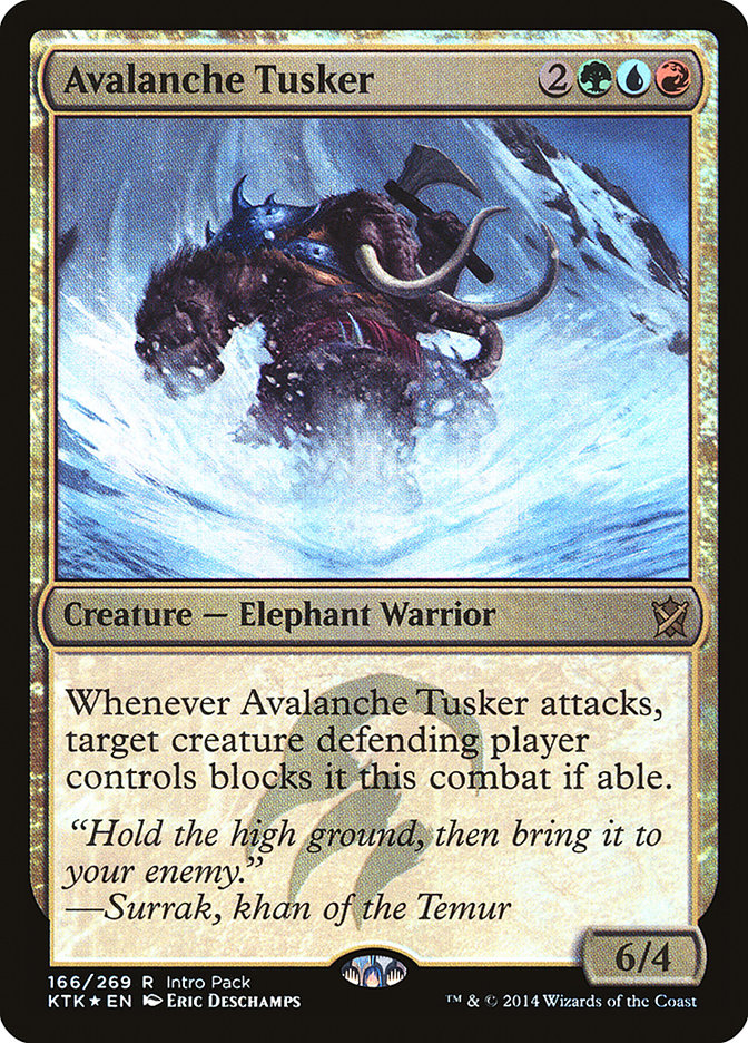 Avalanche Tusker (Intro Pack) [Khans of Tarkir Promos] | Gate City Games LLC
