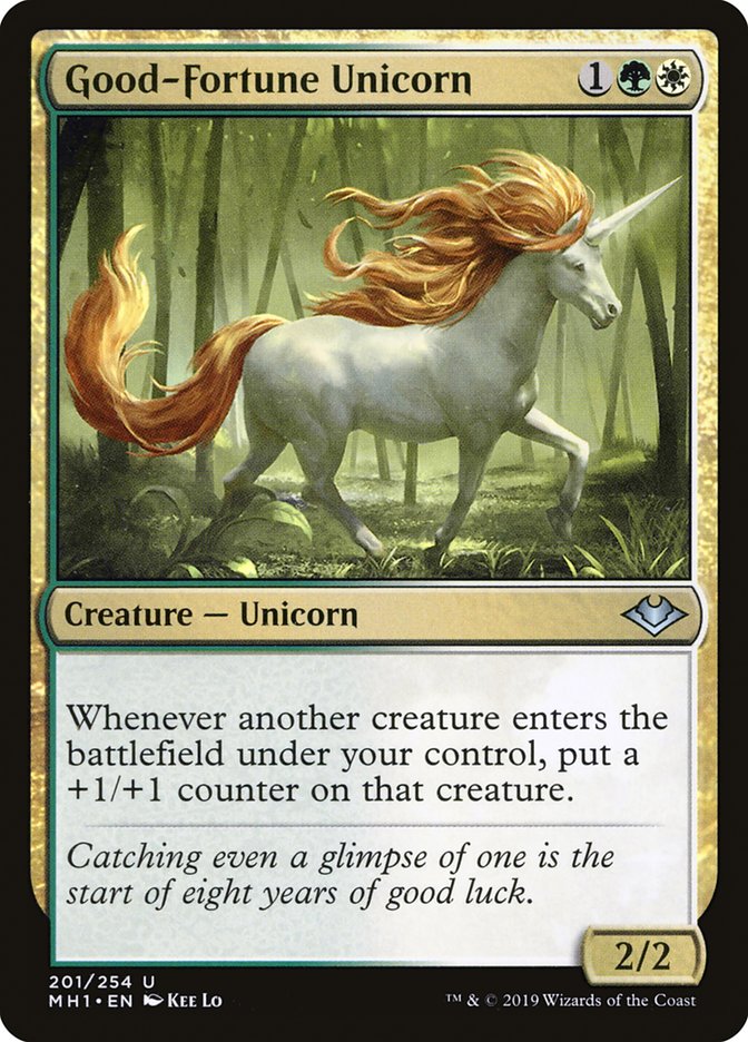 Good-Fortune Unicorn [Modern Horizons] | Gate City Games LLC