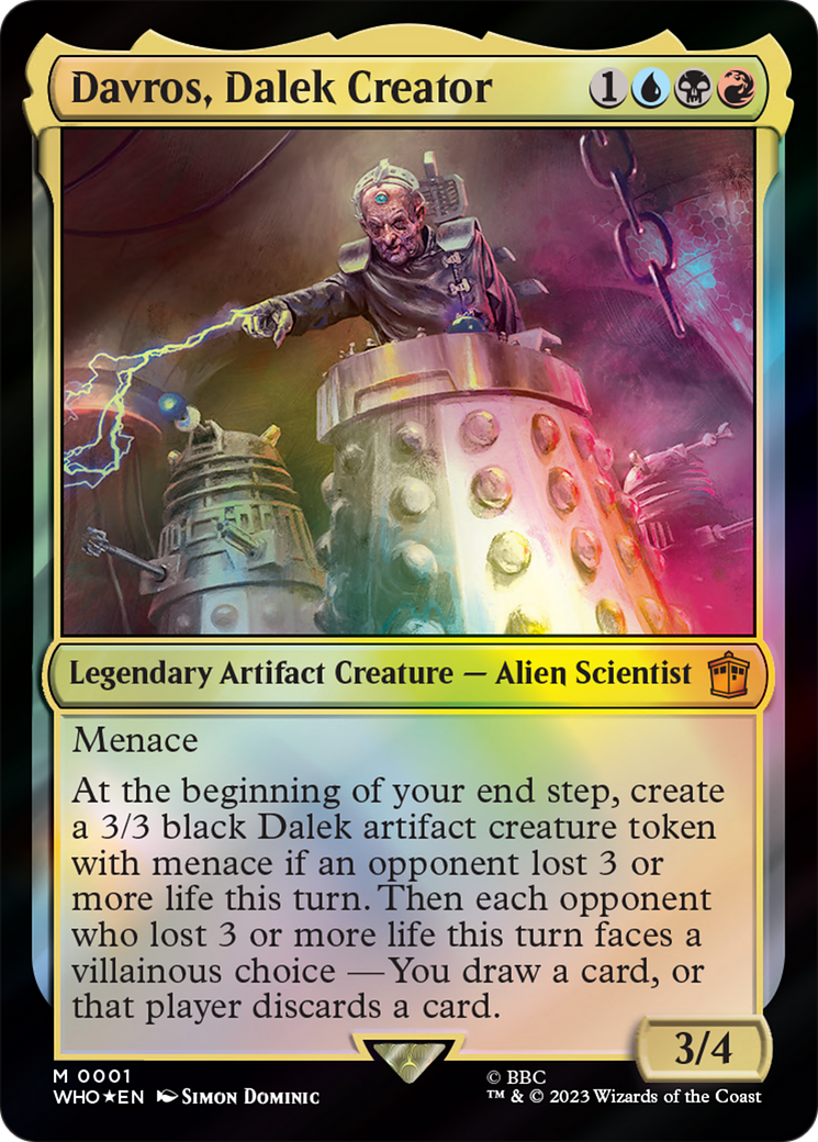 Davros, Dalek Creator [Doctor Who] | Gate City Games LLC