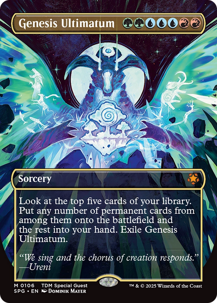 Genesis Ultimatum (Borderless) [Tarkir: Dragonstorm Special Guests] | Gate City Games LLC