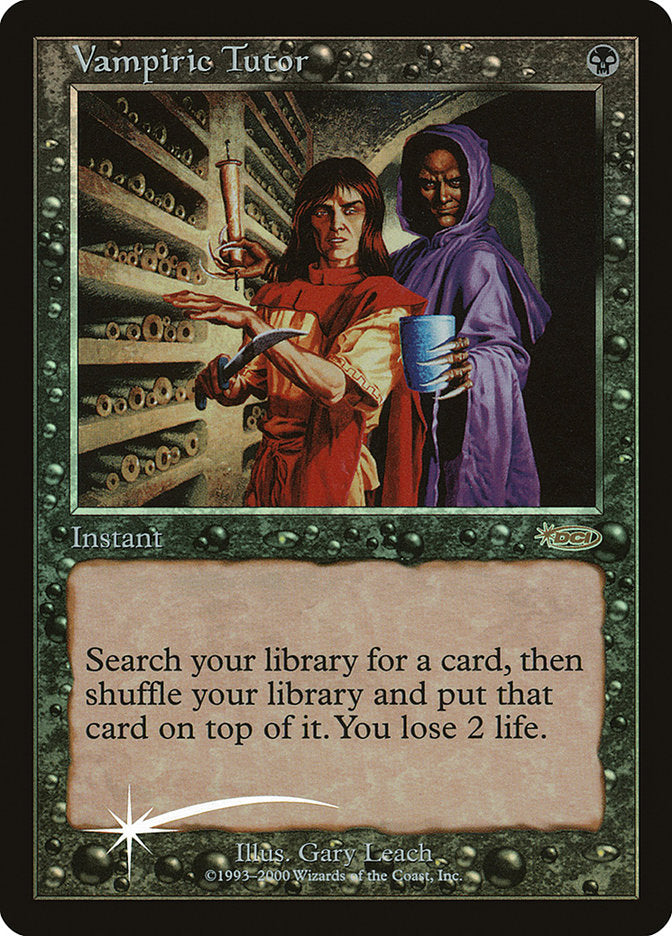 Vampiric Tutor [Judge Gift Cards 2000] | Gate City Games LLC