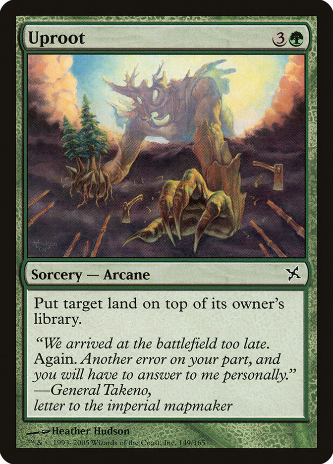 Uproot [Betrayers of Kamigawa] | Gate City Games LLC
