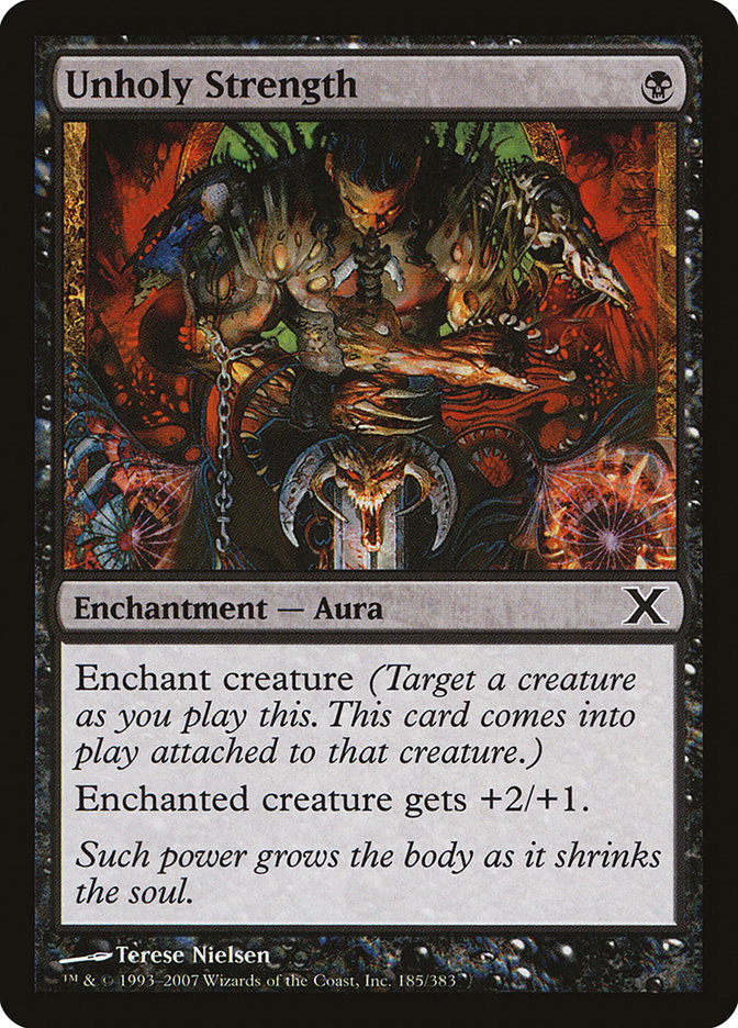 Unholy Strength [Tenth Edition] | Gate City Games LLC