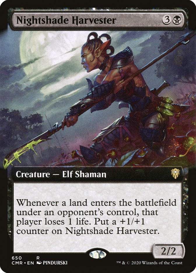 Nightshade Harvester (Extended Art) [Commander Legends] | Gate City Games LLC