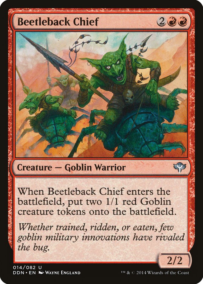 Beetleback Chief [Duel Decks: Speed vs. Cunning] | Gate City Games LLC