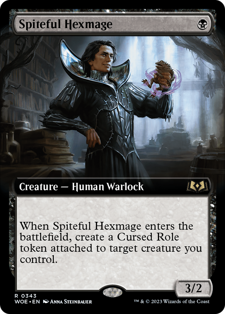 Spiteful Hexmage (Extended Art) [Wilds of Eldraine] | Gate City Games LLC