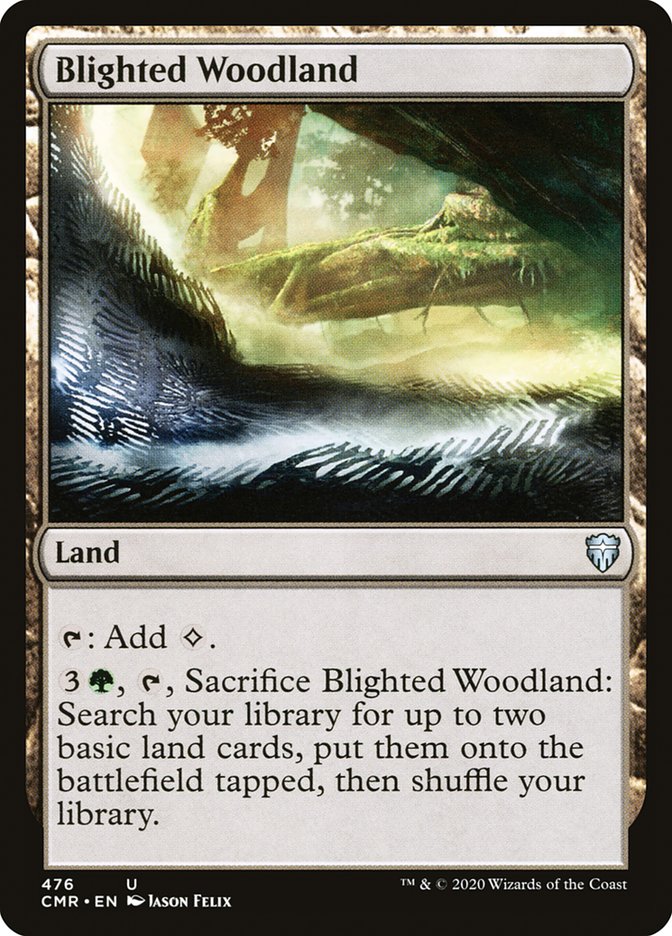 Blighted Woodland [Commander Legends] | Gate City Games LLC